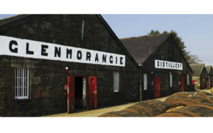 Facade of the Glenmorangie Distillery in Tain.