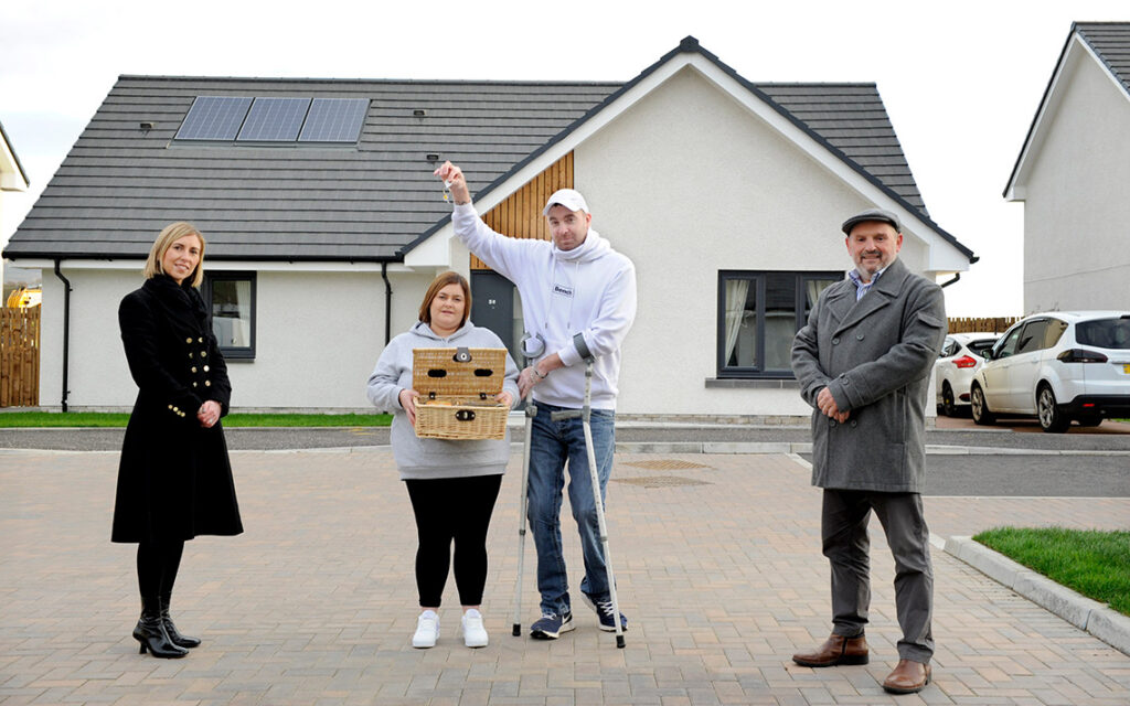 Lovell and Rural Stirling Housing Association mark completion of Callander site
