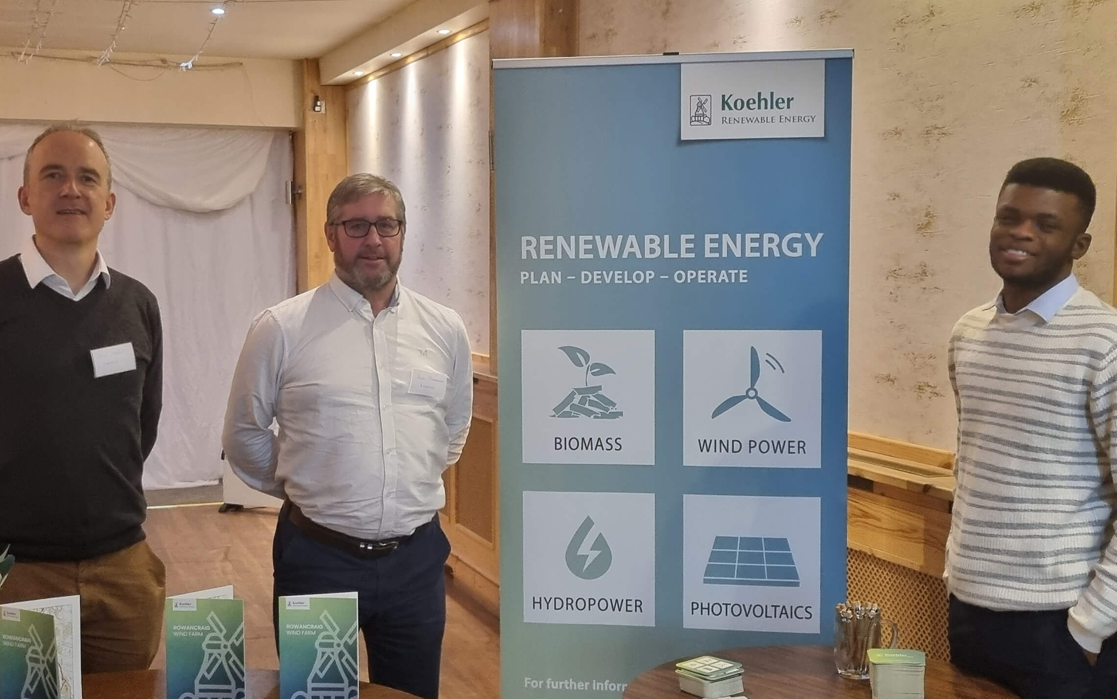 Warm reception for Sanquhar wind farm introduction   
