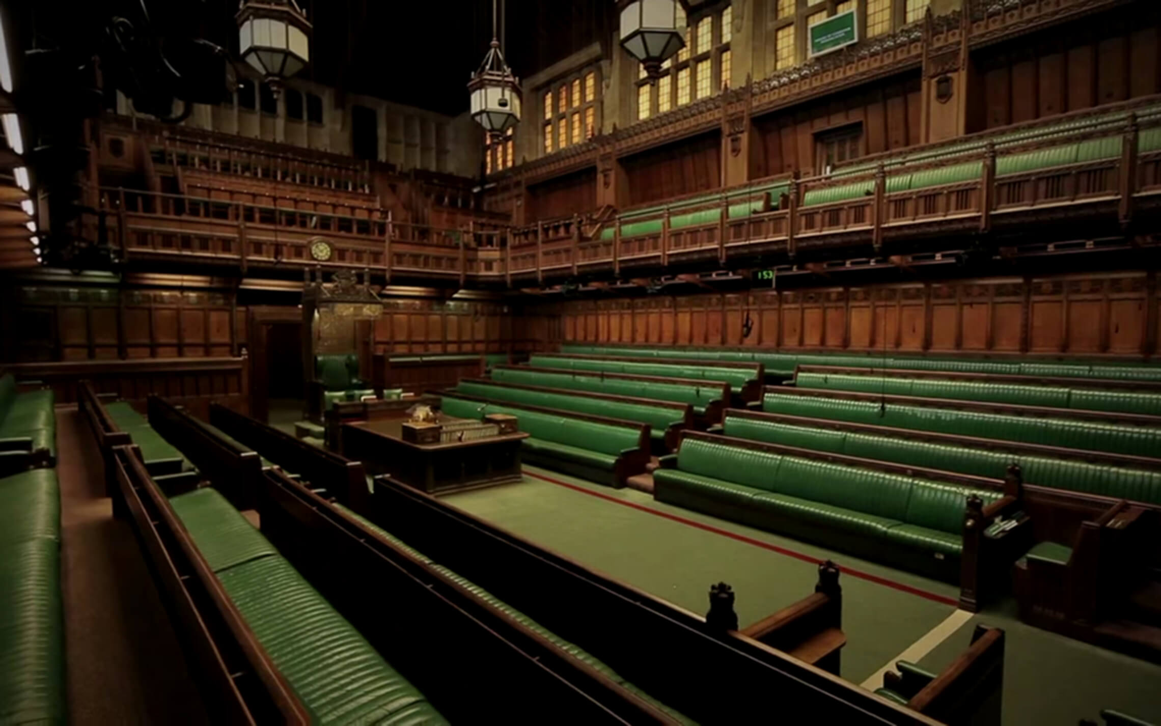 Picture of the chamber at the House of Commons
