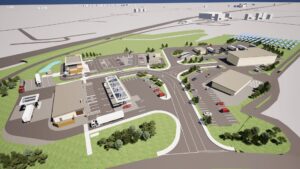CGI of the proposed development.